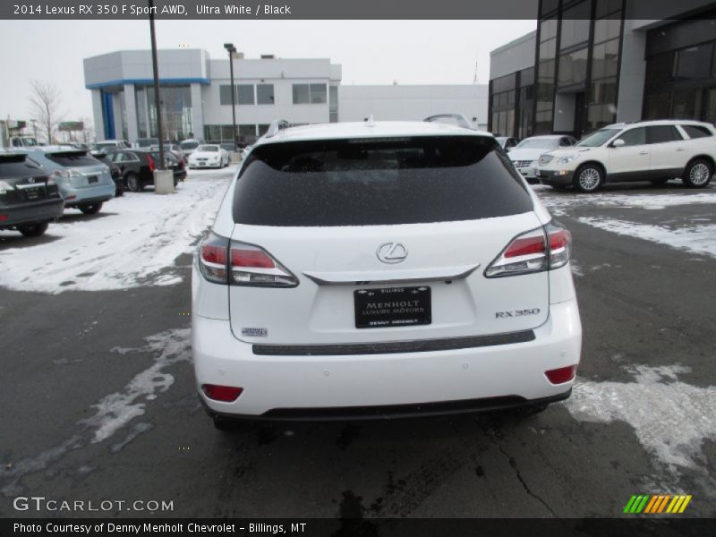 Ultra White / Black 2014 Lexus RX 350 F Sport AWD