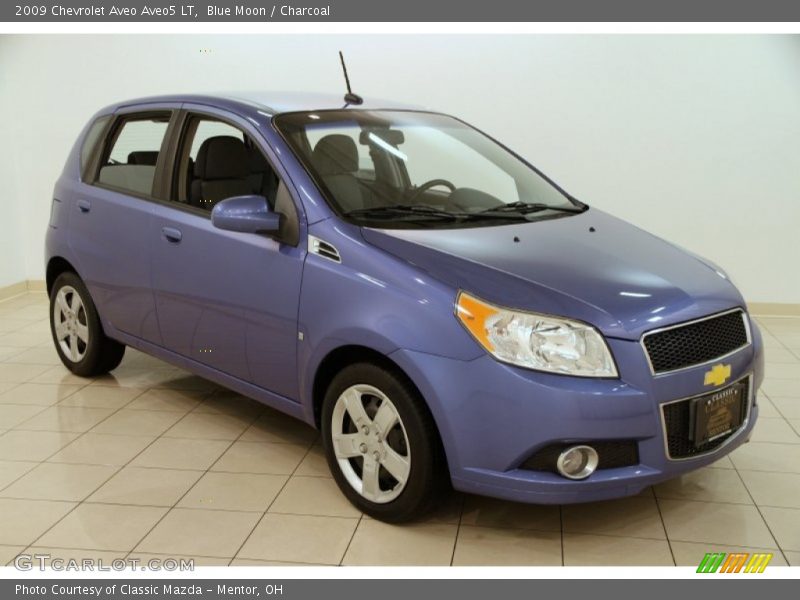 Blue Moon / Charcoal 2009 Chevrolet Aveo Aveo5 LT