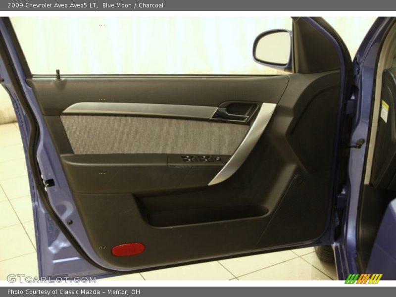 Blue Moon / Charcoal 2009 Chevrolet Aveo Aveo5 LT