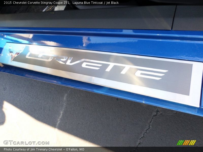 Laguna Blue Tintcoat / Jet Black 2015 Chevrolet Corvette Stingray Coupe Z51