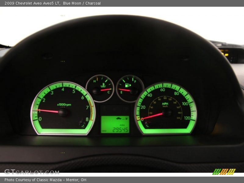Blue Moon / Charcoal 2009 Chevrolet Aveo Aveo5 LT