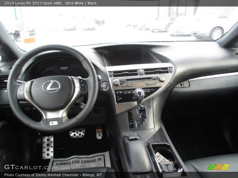 Ultra White / Black 2014 Lexus RX 350 F Sport AWD