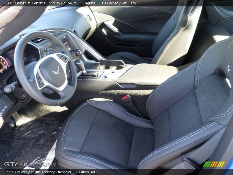 Laguna Blue Tintcoat / Jet Black 2015 Chevrolet Corvette Stingray Coupe Z51