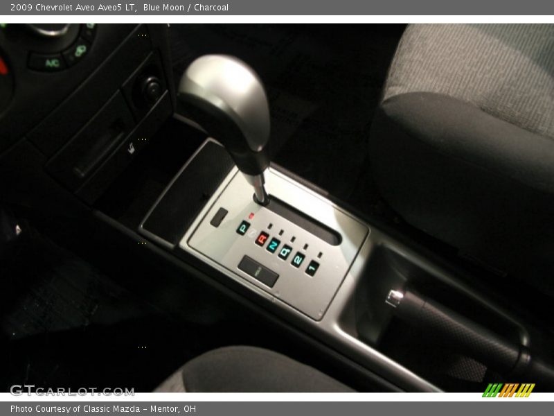 Blue Moon / Charcoal 2009 Chevrolet Aveo Aveo5 LT