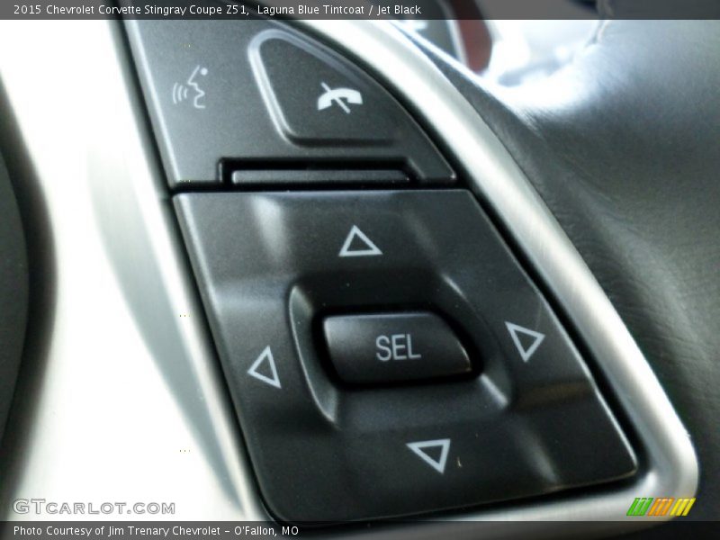 Laguna Blue Tintcoat / Jet Black 2015 Chevrolet Corvette Stingray Coupe Z51
