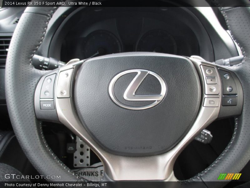 Ultra White / Black 2014 Lexus RX 350 F Sport AWD