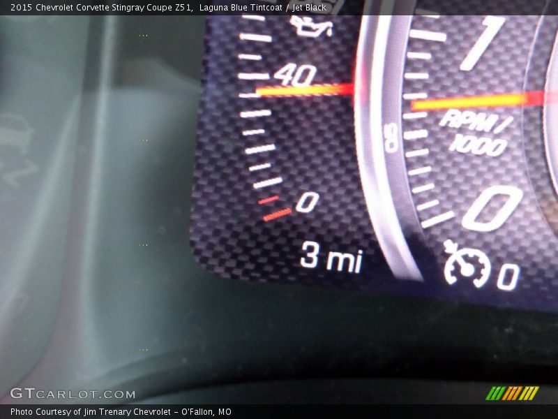 Laguna Blue Tintcoat / Jet Black 2015 Chevrolet Corvette Stingray Coupe Z51