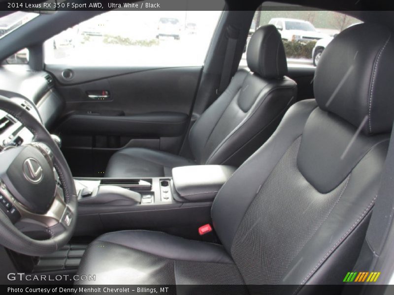 Ultra White / Black 2014 Lexus RX 350 F Sport AWD