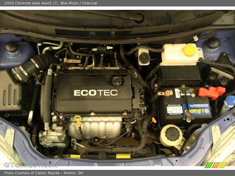 Blue Moon / Charcoal 2009 Chevrolet Aveo Aveo5 LT