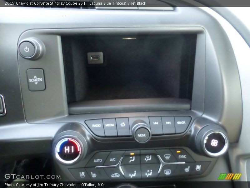 Laguna Blue Tintcoat / Jet Black 2015 Chevrolet Corvette Stingray Coupe Z51