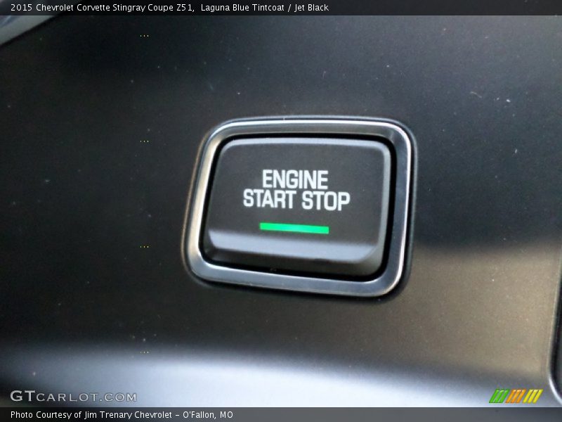 Laguna Blue Tintcoat / Jet Black 2015 Chevrolet Corvette Stingray Coupe Z51