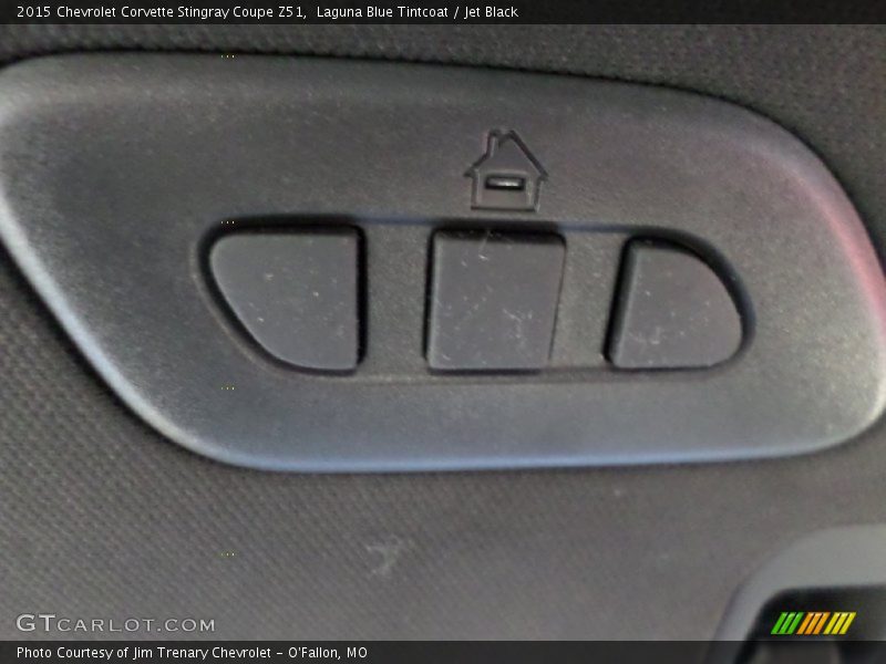 Laguna Blue Tintcoat / Jet Black 2015 Chevrolet Corvette Stingray Coupe Z51