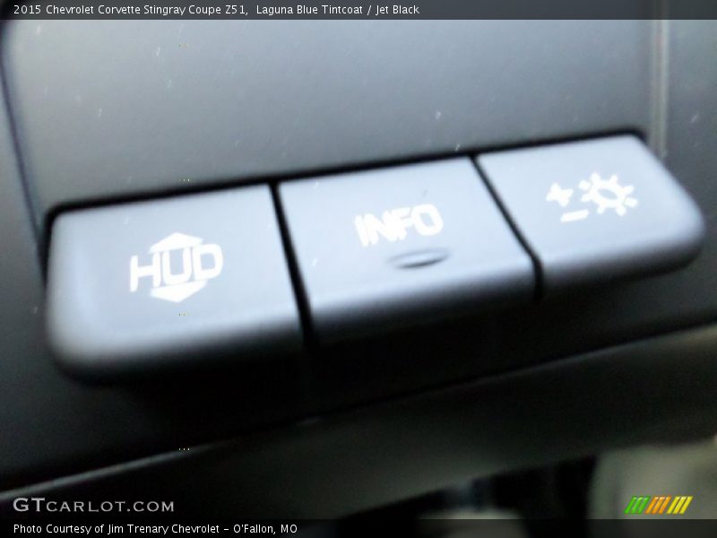 Laguna Blue Tintcoat / Jet Black 2015 Chevrolet Corvette Stingray Coupe Z51
