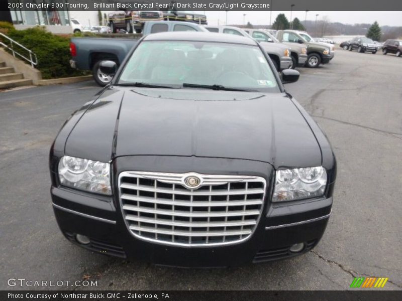 Brilliant Black Crystal Pearl / Dark Slate Gray/Light Graystone 2005 Chrysler 300 Touring