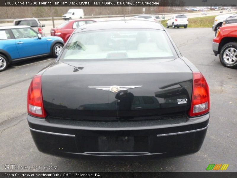 Brilliant Black Crystal Pearl / Dark Slate Gray/Light Graystone 2005 Chrysler 300 Touring