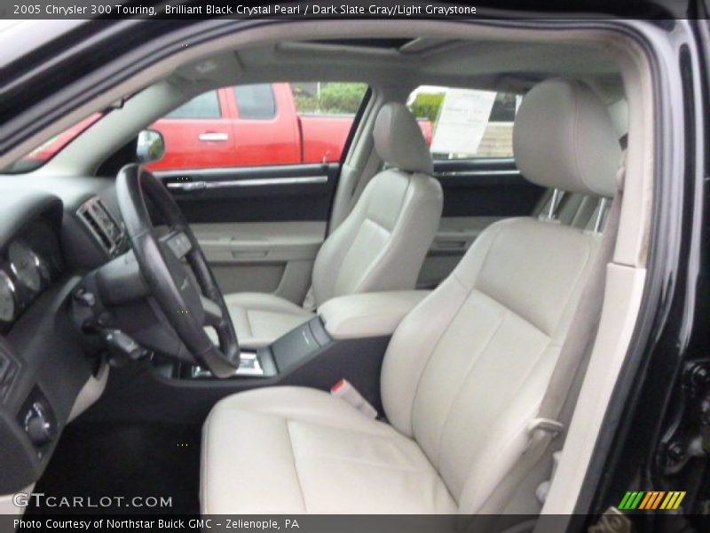 Brilliant Black Crystal Pearl / Dark Slate Gray/Light Graystone 2005 Chrysler 300 Touring