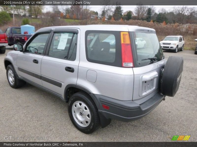 Satin Silver Metallic / Dark Gray 2001 Honda CR-V LX 4WD