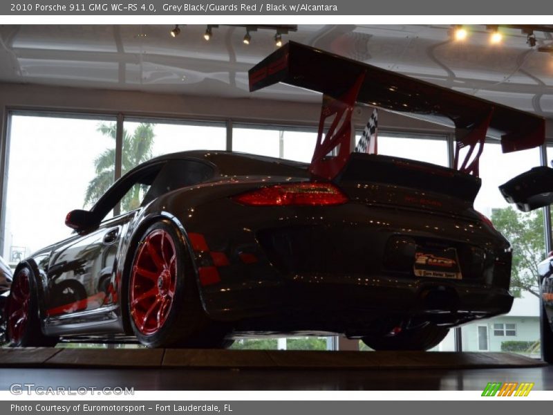 Grey Black/Guards Red / Black w/Alcantara 2010 Porsche 911 GMG WC-RS 4.0
