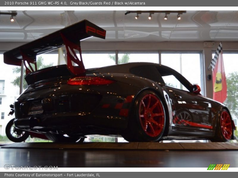 Grey Black/Guards Red / Black w/Alcantara 2010 Porsche 911 GMG WC-RS 4.0