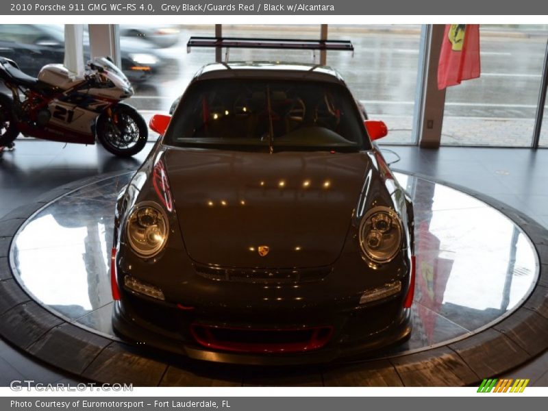 Grey Black/Guards Red / Black w/Alcantara 2010 Porsche 911 GMG WC-RS 4.0
