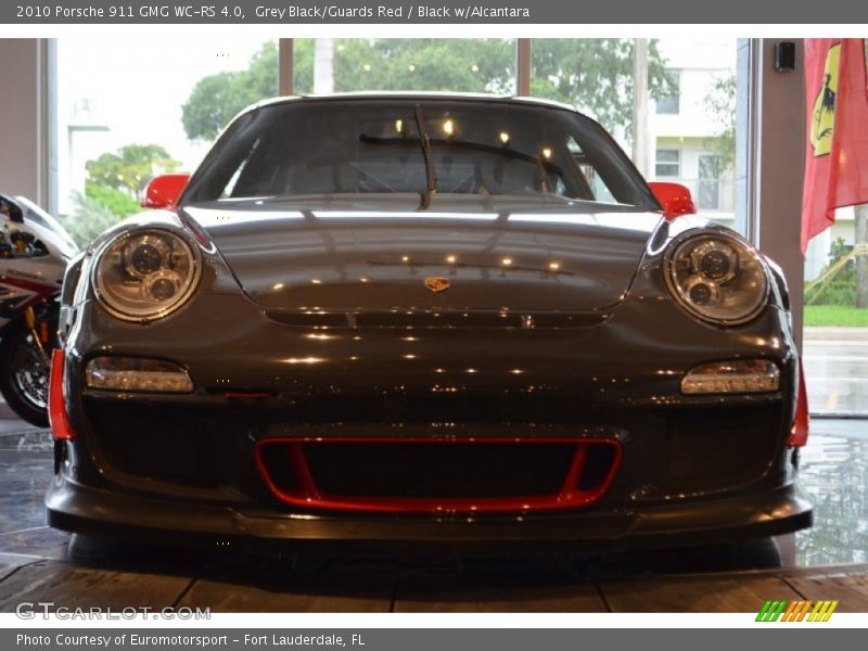 Grey Black/Guards Red / Black w/Alcantara 2010 Porsche 911 GMG WC-RS 4.0