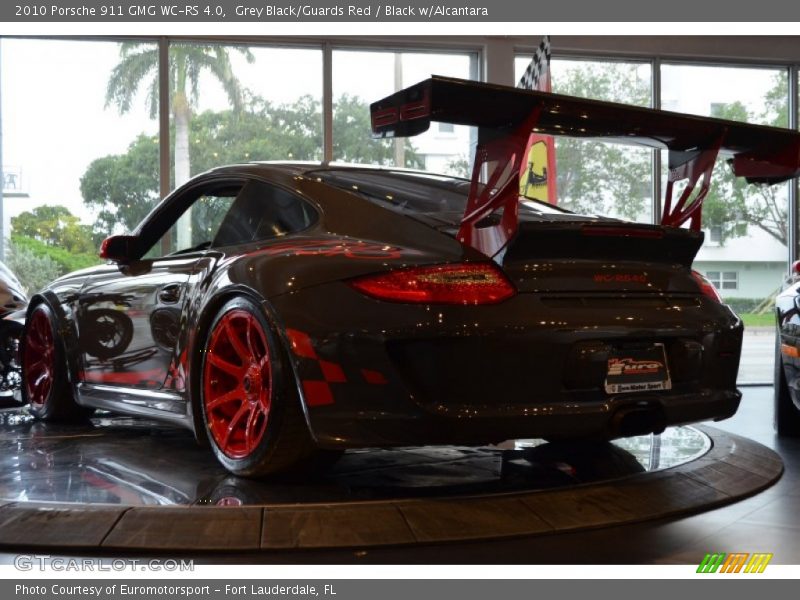Grey Black/Guards Red / Black w/Alcantara 2010 Porsche 911 GMG WC-RS 4.0