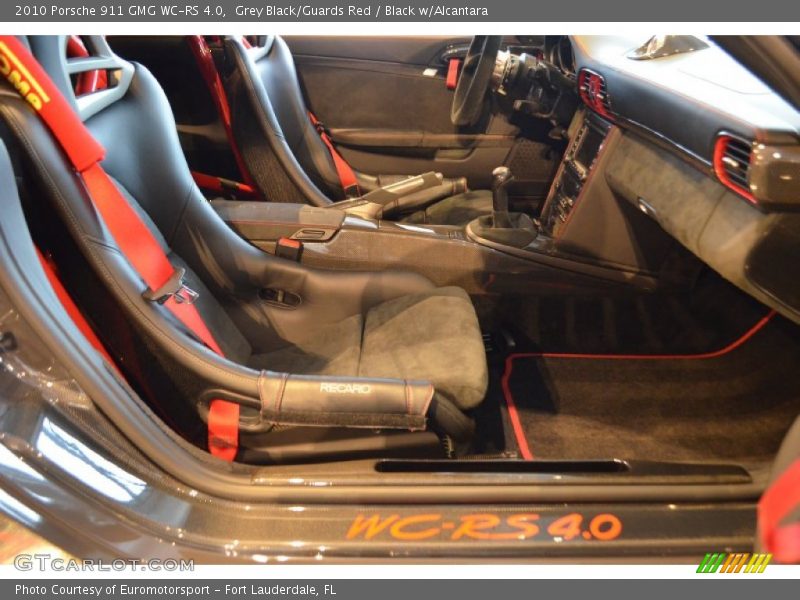 Grey Black/Guards Red / Black w/Alcantara 2010 Porsche 911 GMG WC-RS 4.0