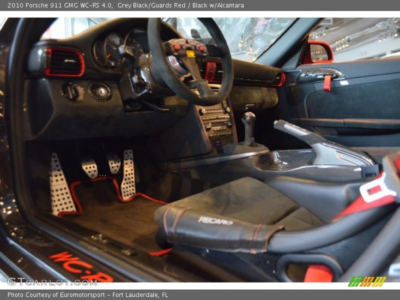 Grey Black/Guards Red / Black w/Alcantara 2010 Porsche 911 GMG WC-RS 4.0