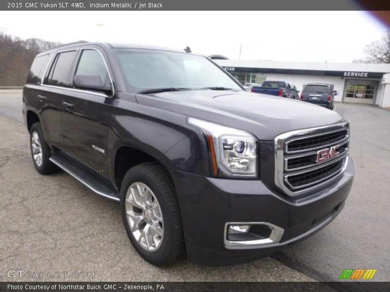 Iridium Metallic / Jet Black 2015 GMC Yukon SLT 4WD