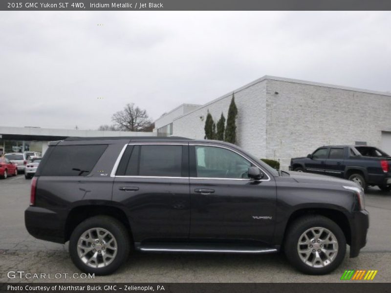 Iridium Metallic / Jet Black 2015 GMC Yukon SLT 4WD