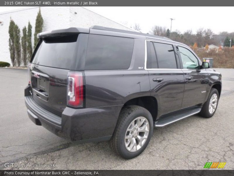 Iridium Metallic / Jet Black 2015 GMC Yukon SLT 4WD