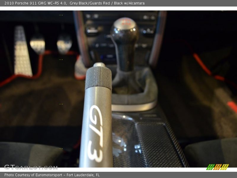 Grey Black/Guards Red / Black w/Alcantara 2010 Porsche 911 GMG WC-RS 4.0