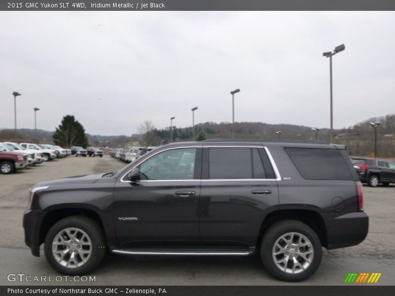 Iridium Metallic / Jet Black 2015 GMC Yukon SLT 4WD