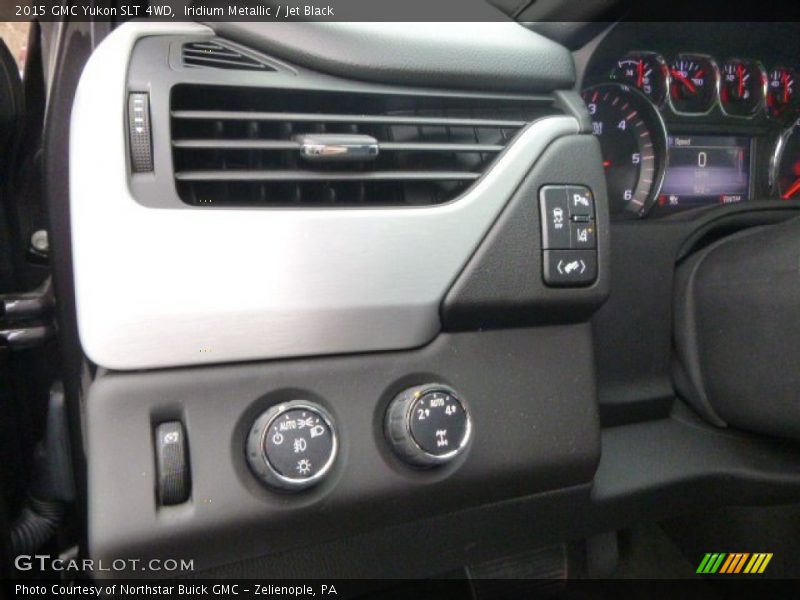Iridium Metallic / Jet Black 2015 GMC Yukon SLT 4WD