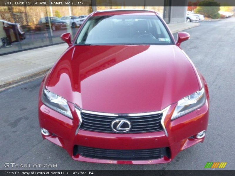 Riviera Red / Black 2013 Lexus GS 350 AWD