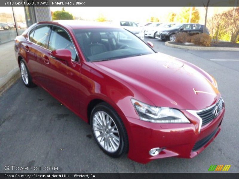 Riviera Red / Black 2013 Lexus GS 350 AWD