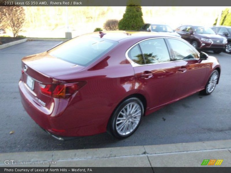 Riviera Red / Black 2013 Lexus GS 350 AWD