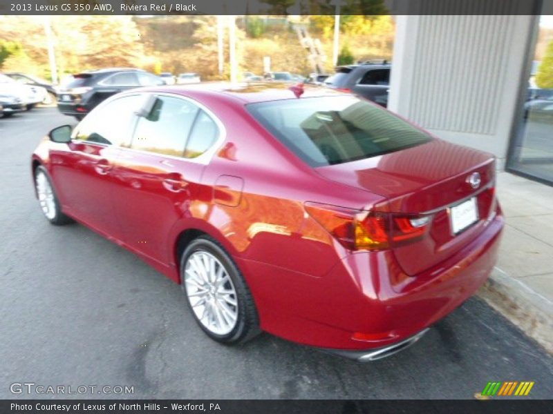 Riviera Red / Black 2013 Lexus GS 350 AWD