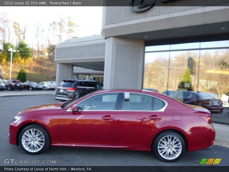 Riviera Red / Black 2013 Lexus GS 350 AWD
