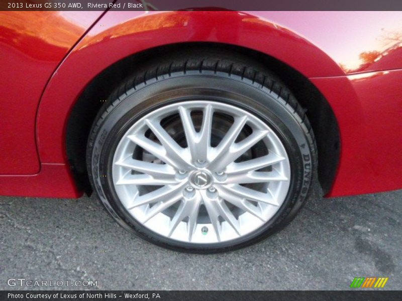 Riviera Red / Black 2013 Lexus GS 350 AWD