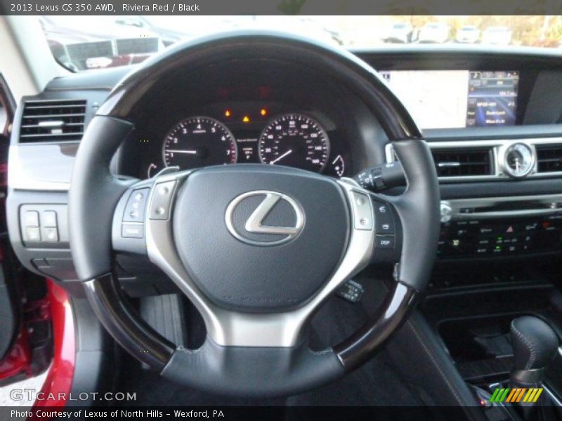 Riviera Red / Black 2013 Lexus GS 350 AWD