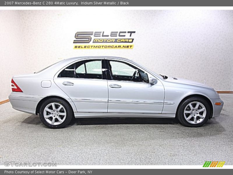 Iridium Silver Metallic / Black 2007 Mercedes-Benz C 280 4Matic Luxury