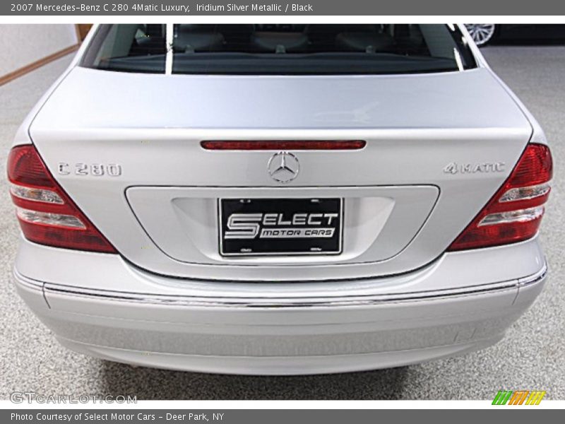 Iridium Silver Metallic / Black 2007 Mercedes-Benz C 280 4Matic Luxury