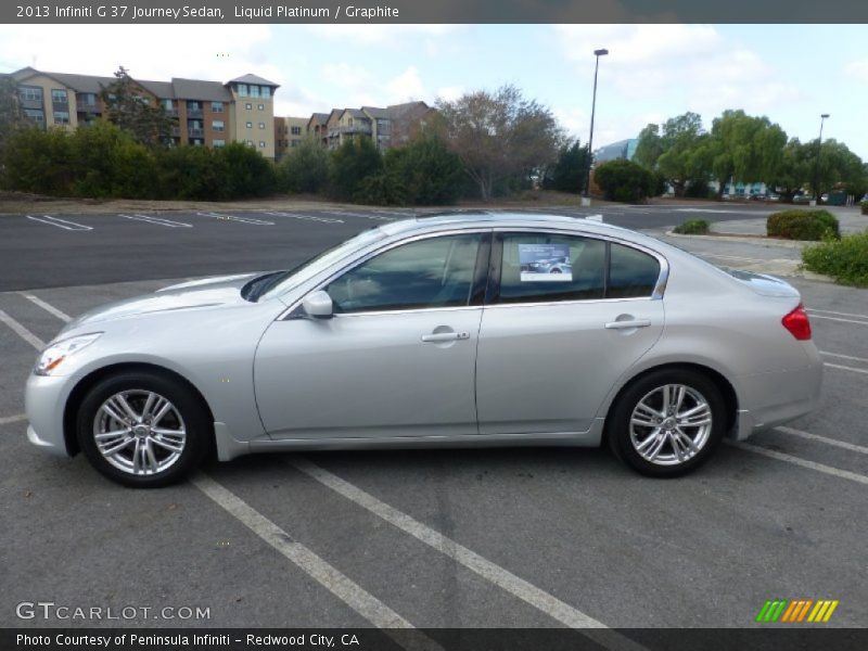 Liquid Platinum / Graphite 2013 Infiniti G 37 Journey Sedan