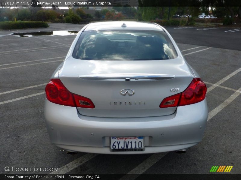 Liquid Platinum / Graphite 2013 Infiniti G 37 Journey Sedan
