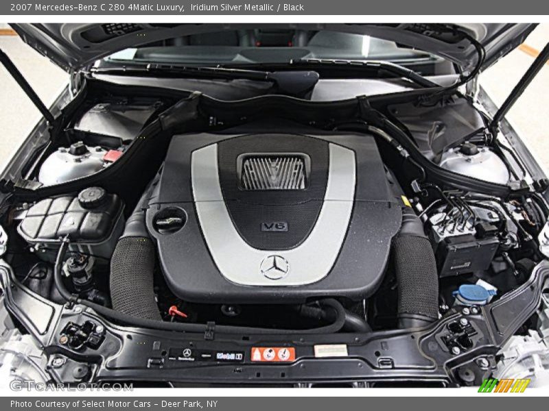 Iridium Silver Metallic / Black 2007 Mercedes-Benz C 280 4Matic Luxury