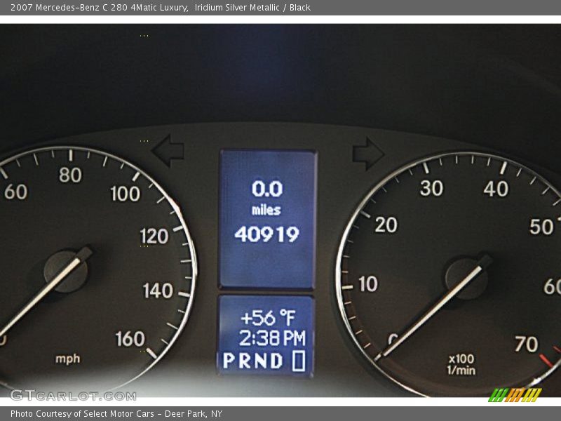 Iridium Silver Metallic / Black 2007 Mercedes-Benz C 280 4Matic Luxury