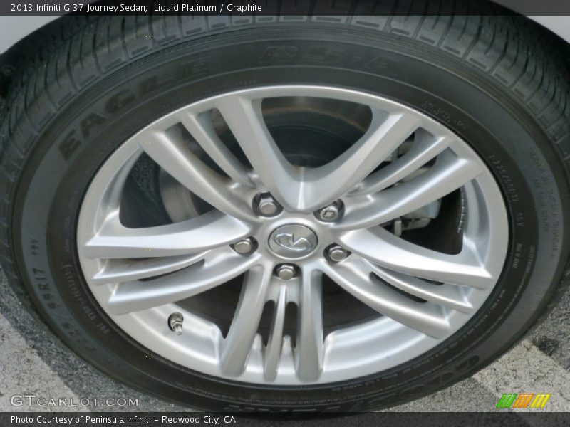 Liquid Platinum / Graphite 2013 Infiniti G 37 Journey Sedan