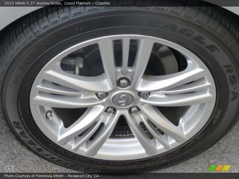 Liquid Platinum / Graphite 2013 Infiniti G 37 Journey Sedan