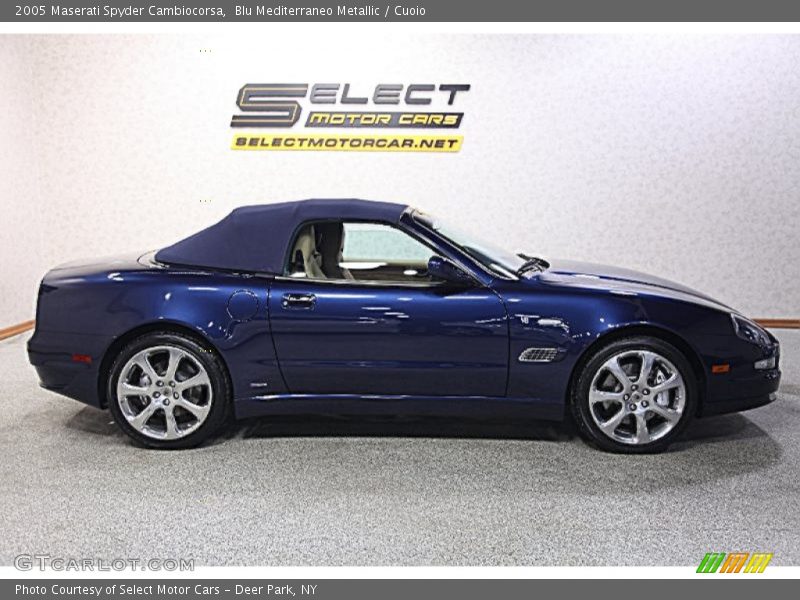 Blu Mediterraneo Metallic / Cuoio 2005 Maserati Spyder Cambiocorsa